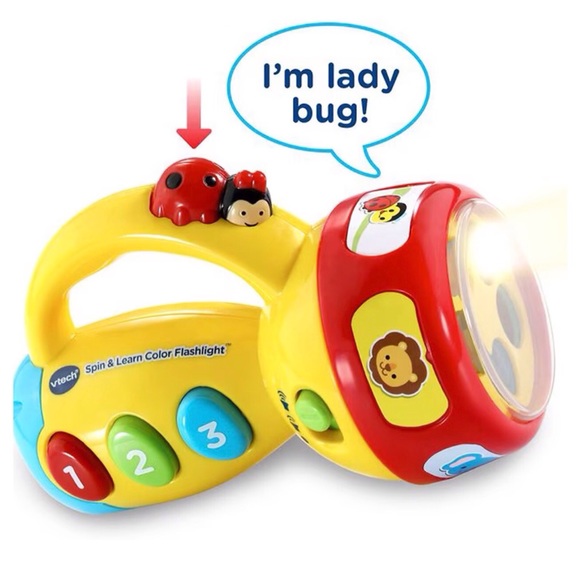 Vtech Spin & Learn Color Flashlight - Picture 3 of 9